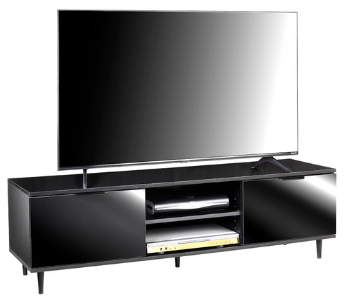 Black stand for smart - tv,
