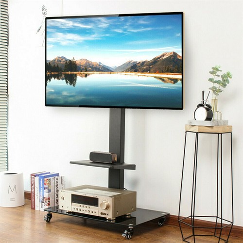 Mobile tall stand - tv, on